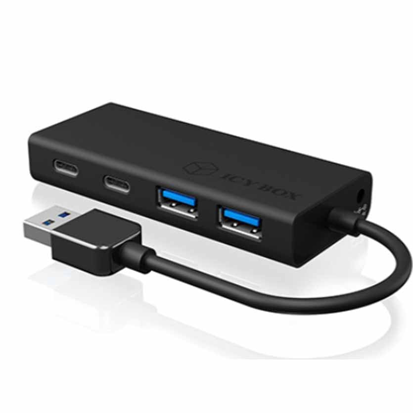 ICYBOX, IB-HUB1426-U3 HUB USB3.0 (A) TO 2x USBC AND USB3.0 (A)