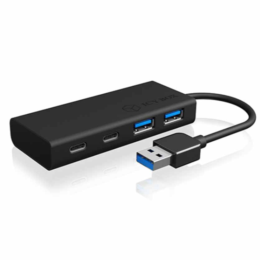 ICYBOX, IB-HUB1426-U3 HUB USB3.0 (A) TO 2x USBC AND USB3.0 (A)
