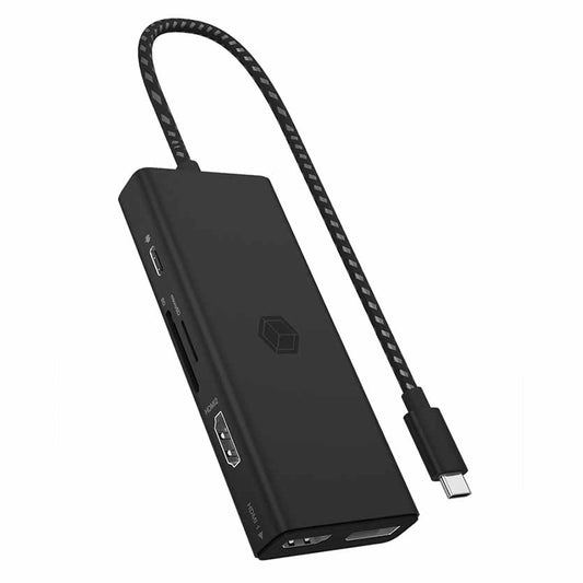 ICYBOX IB-DK4011-CPD 7 IN 1 DOCKINGSTATION USB TYPE-C WITH TRIPLE VIDEO