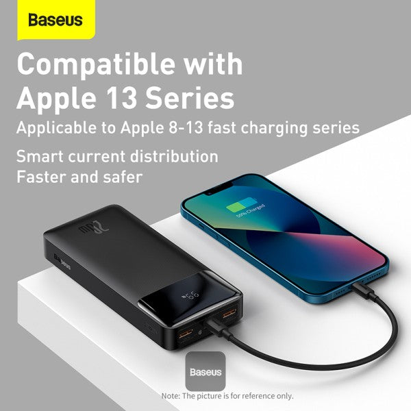 Baseus Powerbank 20W 20000mAh Bipow Black