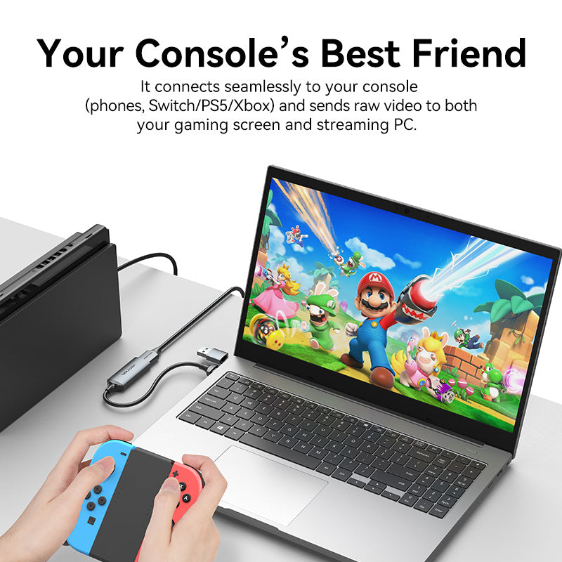 Vention ACWHA Converter USB-C to HDMI Video Capture Card
