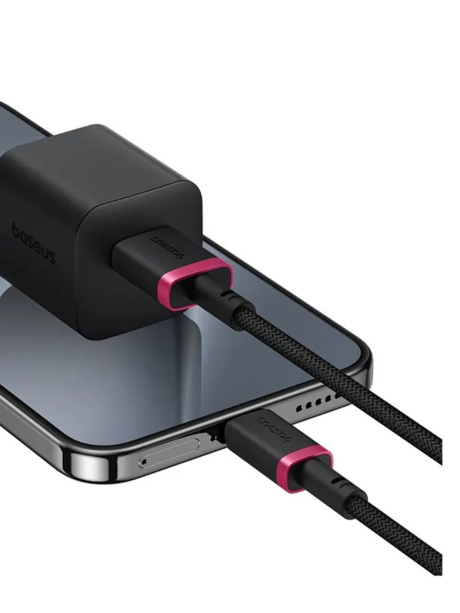 Baseus Cable USB-C to USB-A Dura Series Braided 1.0m Black+Red
