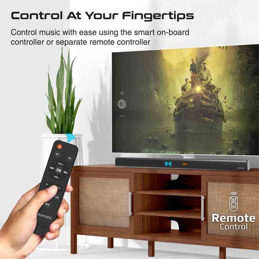 PROMATE STREAMBAR-60.UK 60W SOUNDBAR WITH SUBWOOFER BASSBOOST