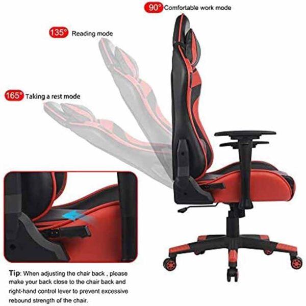 LC-POWER HP-GC-03BR GAMING CHAIR BLK/RED