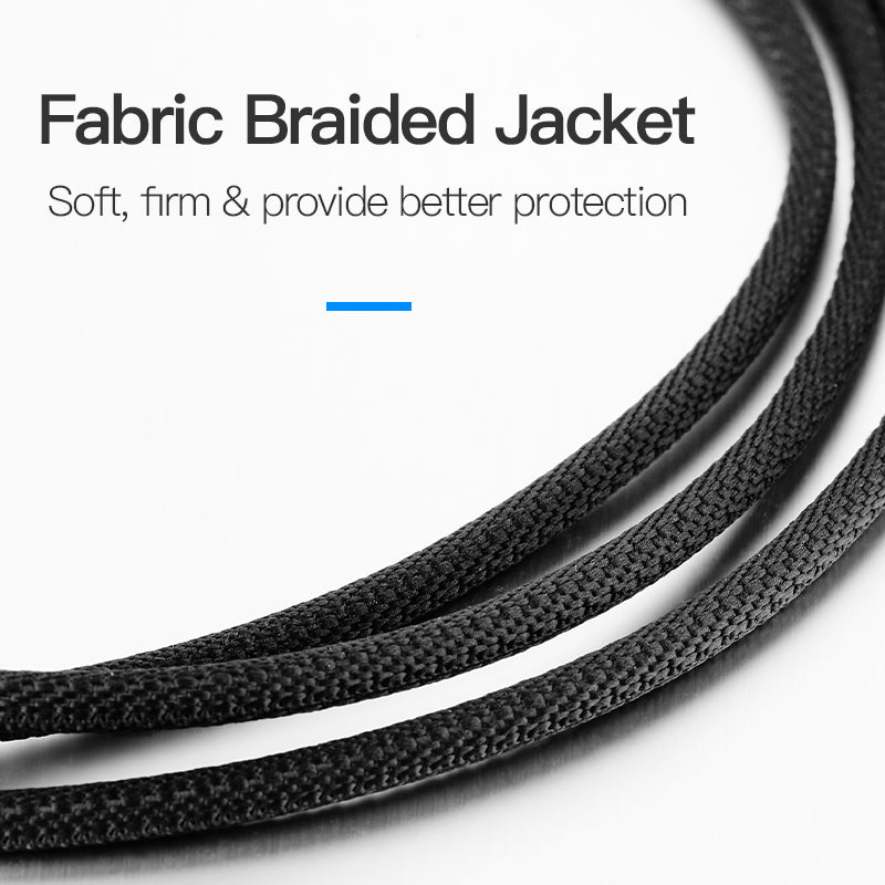 Vention BAGBG AUDIO 3.5mm M-M Cable Braided Metal 1.5m
