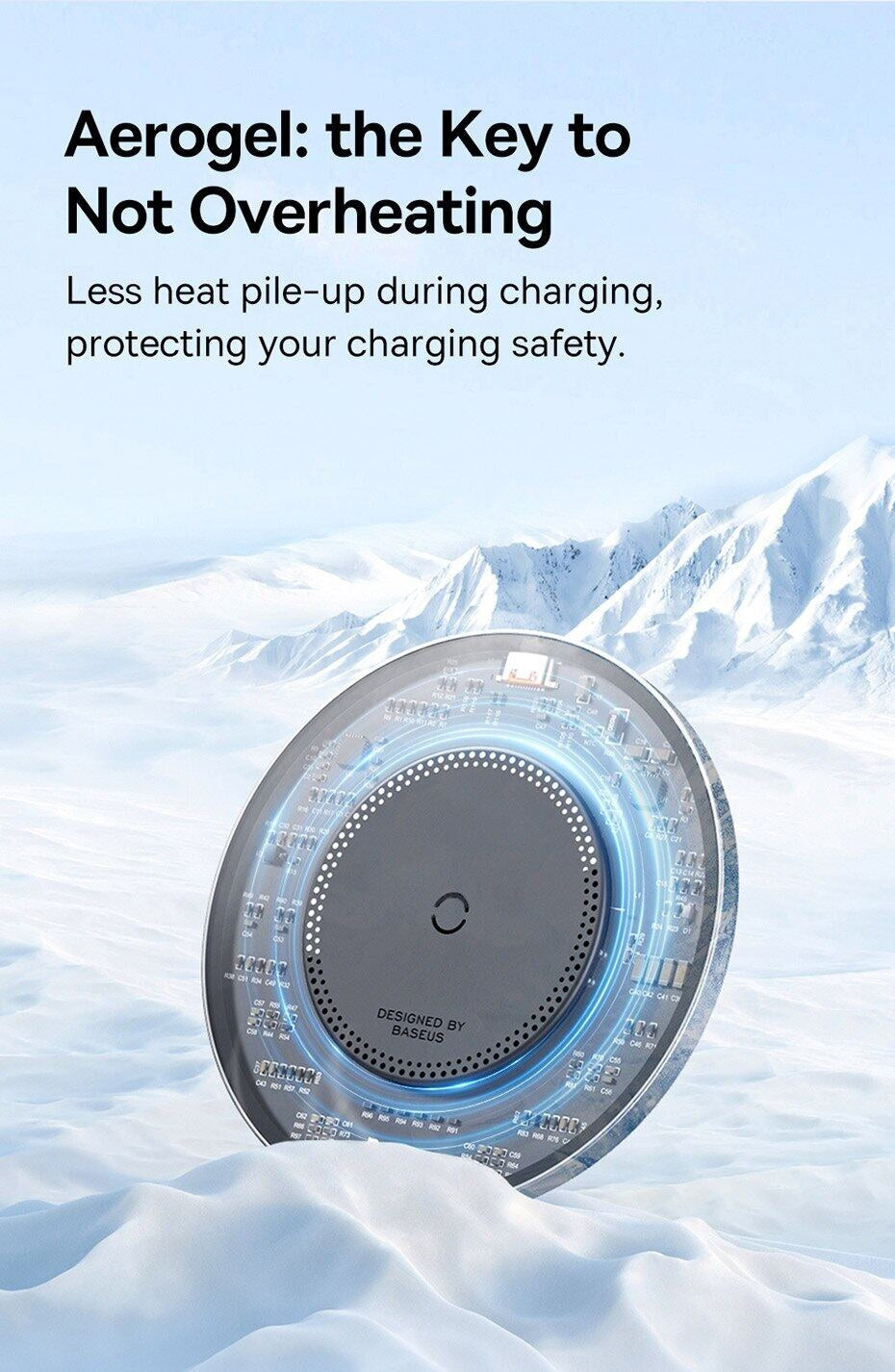Baseus Wireless Charger 15W SIMPLE 2 Black