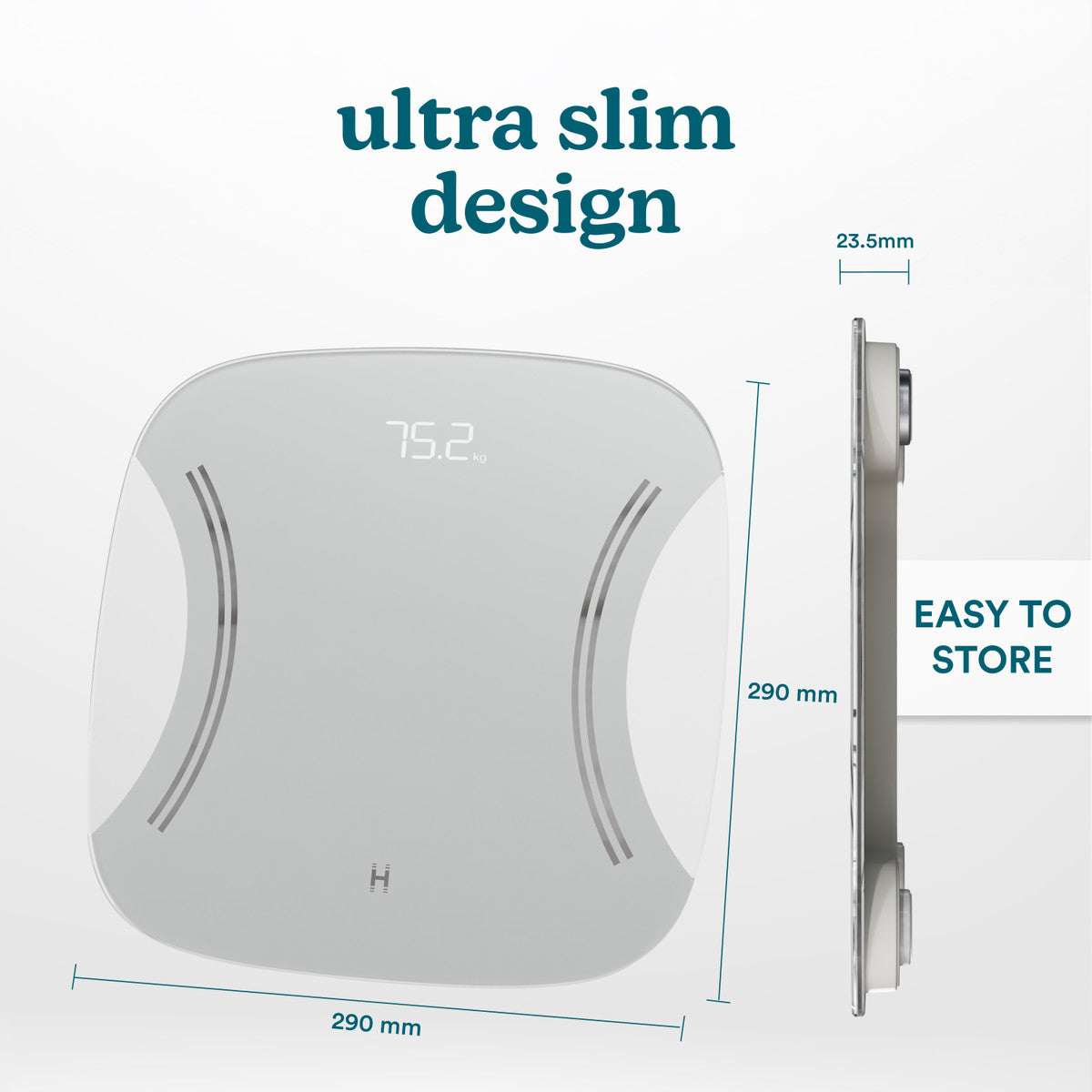 HoMedics SCL-B125 Body Scale Essential Grey