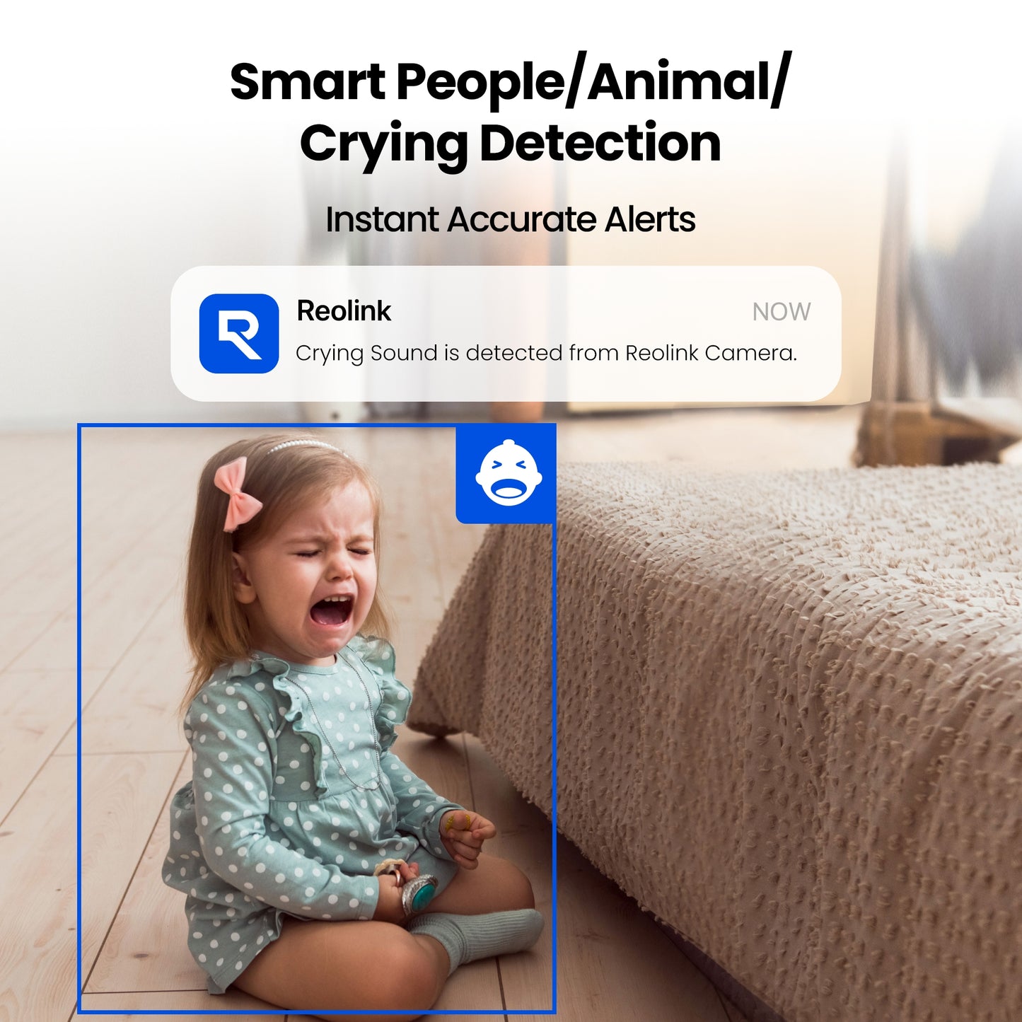 Reolink WIFI Indoor PTZ Camera 5MP E331 White