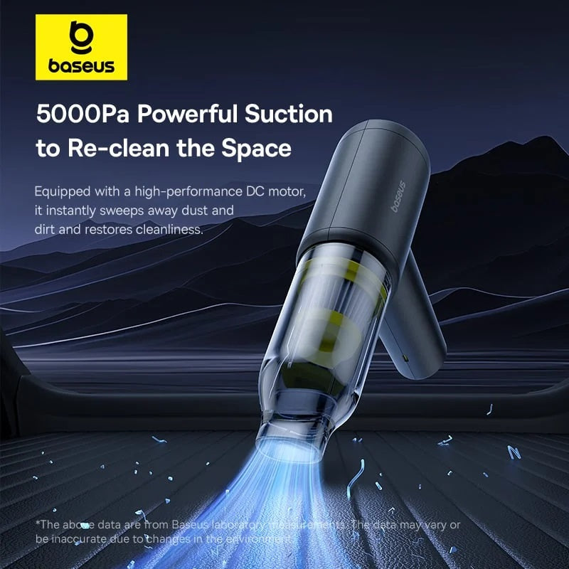 Baseus VA Vacuum Cleaner Car 5000pa Black