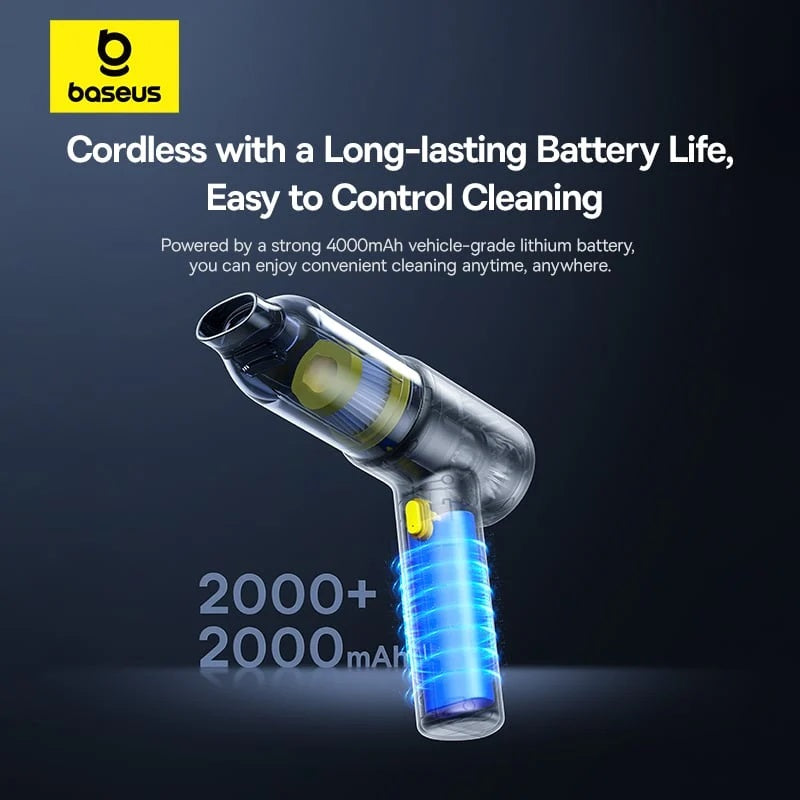 Baseus VA Vacuum Cleaner Car 5000pa Black