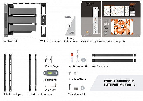 Vogels ELITE TVM5645-W TV Wall Mount 60x40 Turn up to 45kg White
