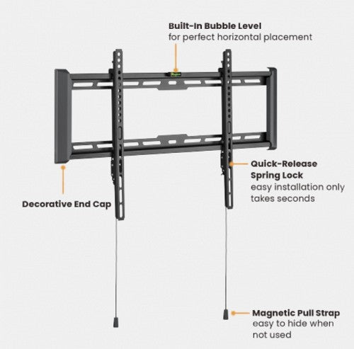 Brateck TV Mount 60x40 Fixed 75kg LP77-46F