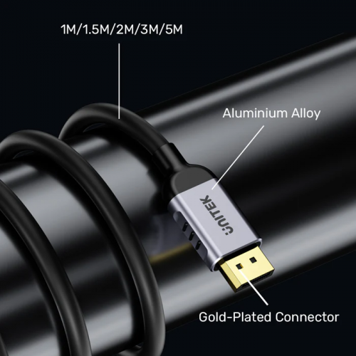 Unitek C1628G-5M DisplayPort 1.4 Cable 8K 60Hz 5.0m