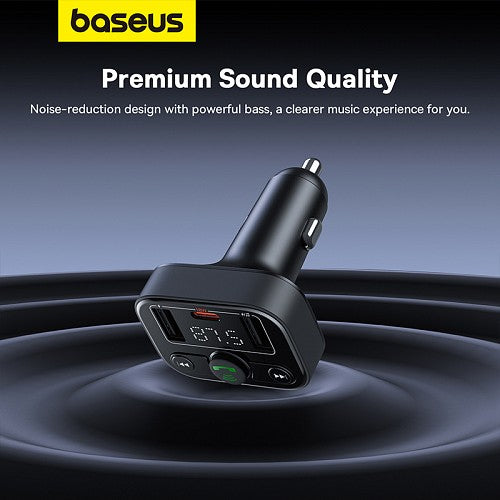 Baseus Car FM Transmitter-Charger USB/BT/SD 18W S09 Lite