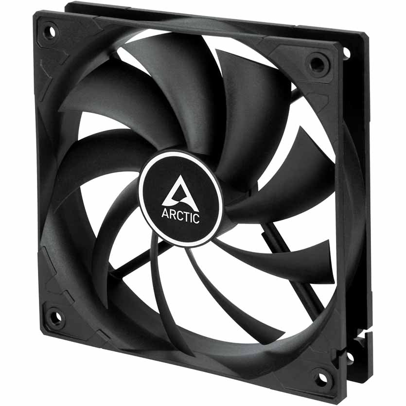 ARCTIC  12cm F12 PWM PST BLACK CASE FAN COOLING