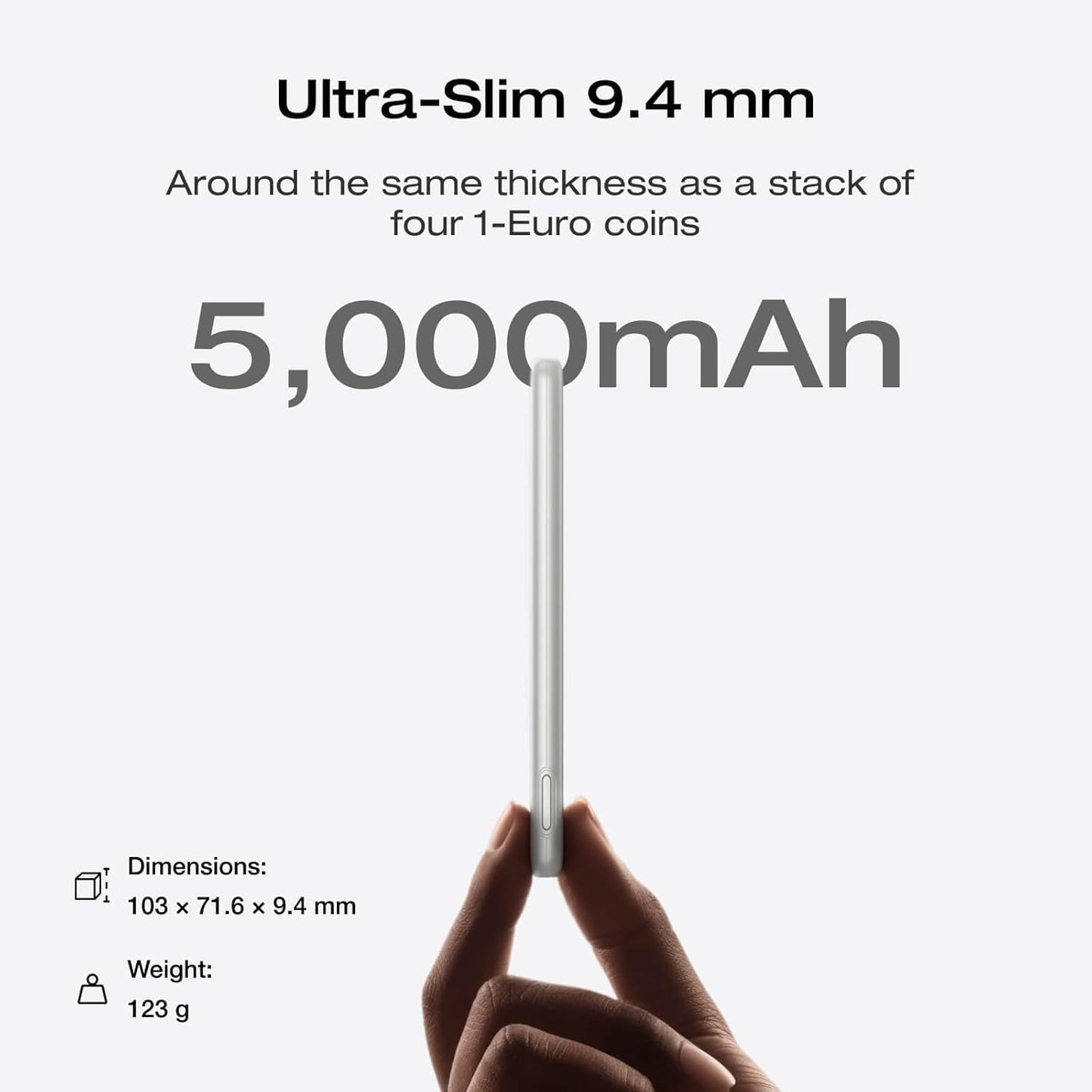 EcoFlow MAG 5K Charge Powerbank Magnetic RAPID 5000mAh Black