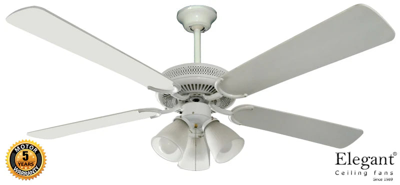 Elegant Tropicana Ceiling fan 52 Inch 132CM wih 3 lights