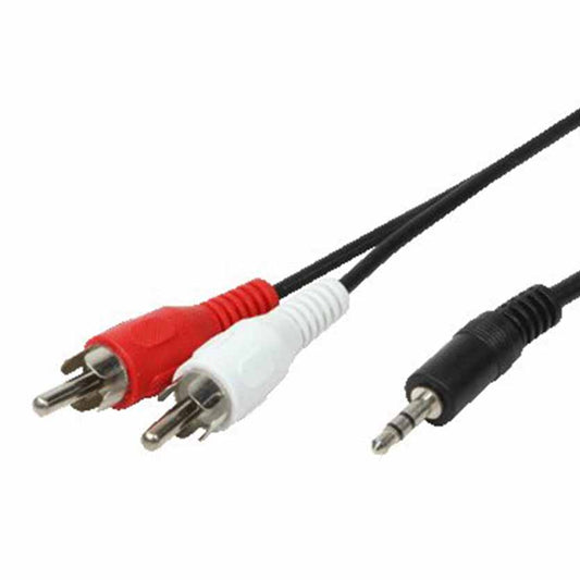 LOGILINK CA1043 5m AUDIO CONN 1×3.5mm/2xCinch