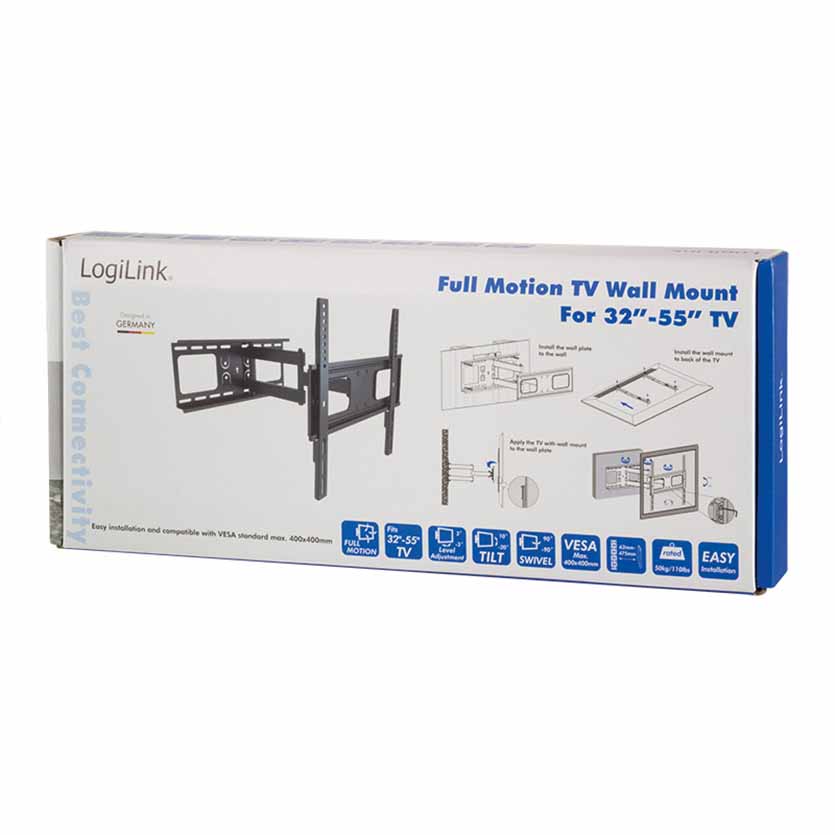 LOGILINK BP0015 TV WALL MOUNT 32-55″ MAX.50KG