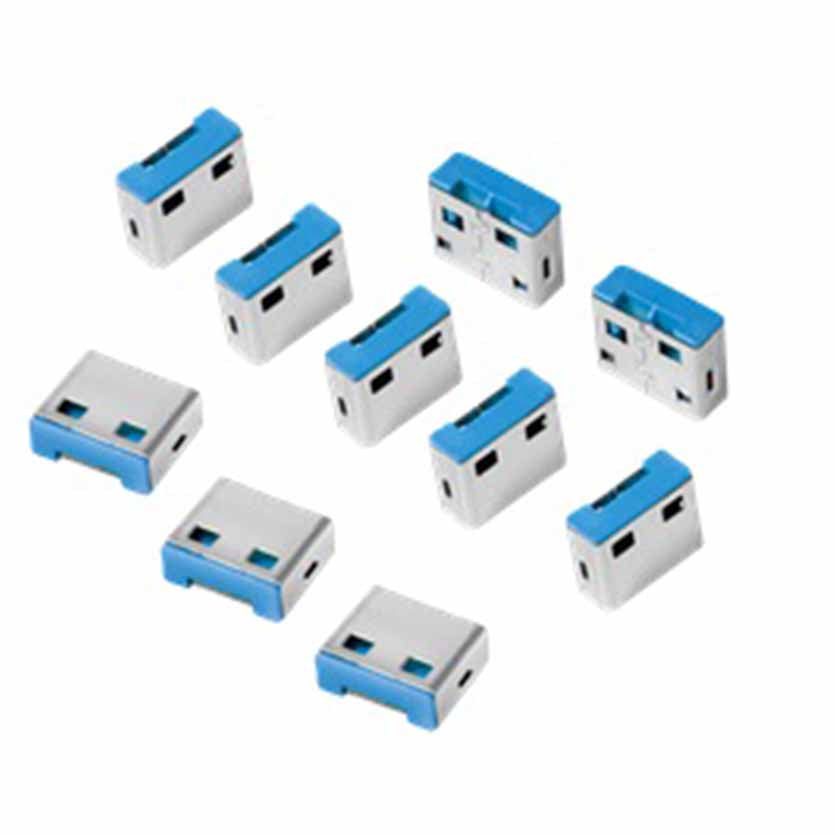 LOGILINK, AU0046 USB PORT BLOCKER (10xLOCKS)