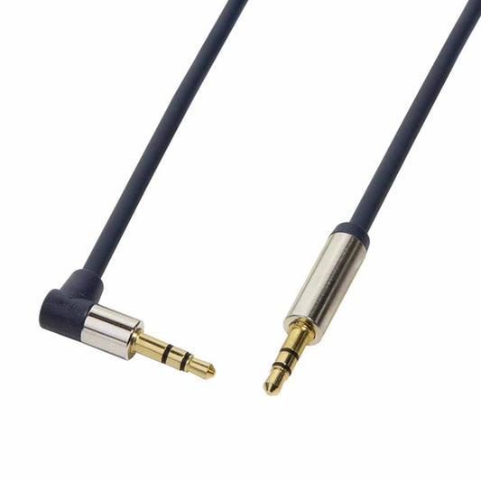 LOGILINK CA11100 1m 3.5AUDIO CBL STEREO 90° angled M/M BLUE