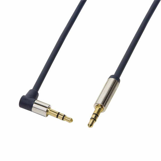 LOGILINK CA11050 0.5m 3.5 AUDIO CBL STEREO 90° ANGLED M/M BLUE