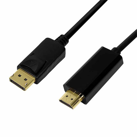 LOGILINK CV0127 2m DISPLAY PORT 1.2 TO HDMI 1,4 M/M