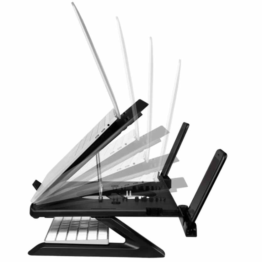 LOGILINK AA0133 NOTEBOOK STAND W/SMARTPHONE HOLDER 10-16″