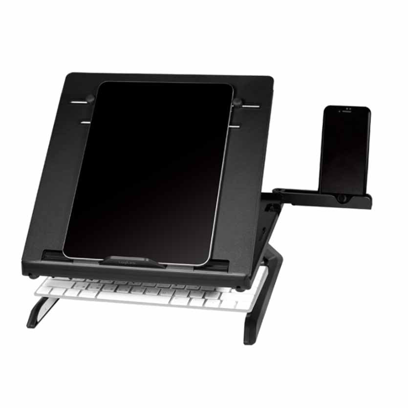 LOGILINK AA0133 NOTEBOOK STAND W/SMARTPHONE HOLDER 10-16″