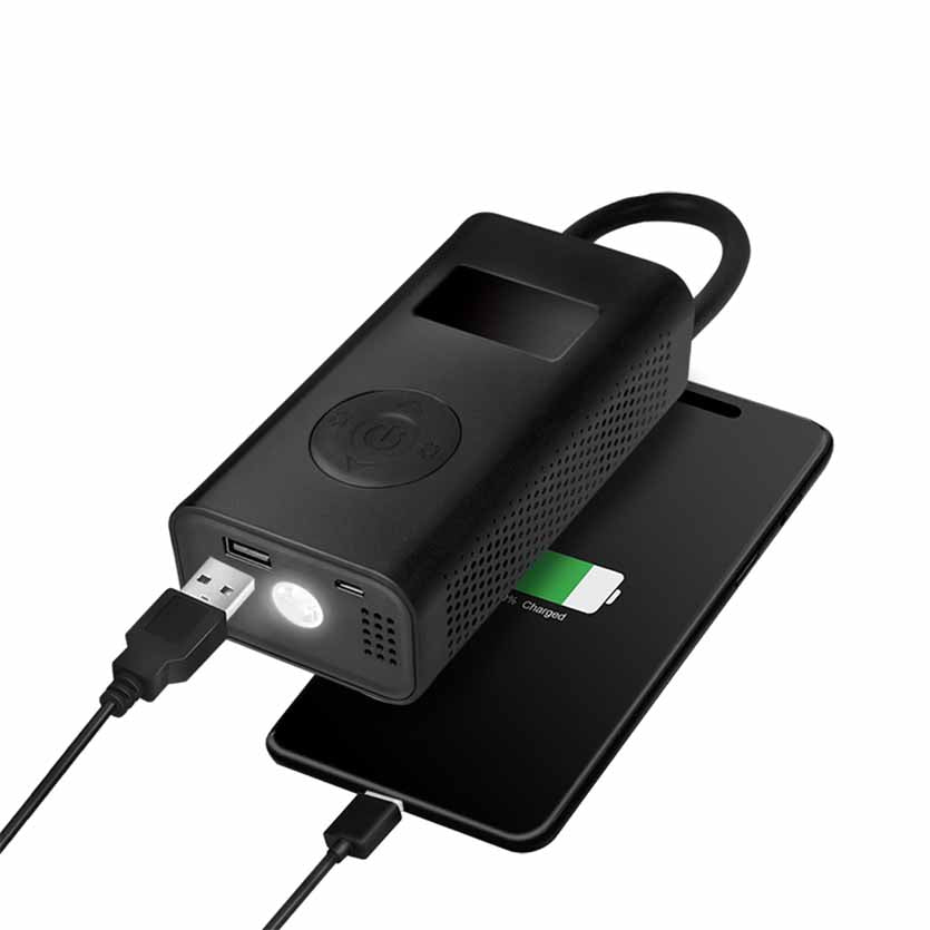 LOGILINK PA0265 AIR COMPRESSOR PORTABLE POWERBANK WITH LED FLASHLIGHT, 1xUSB-A