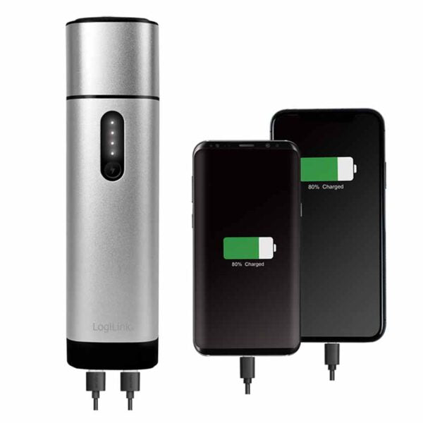 LOGILINK, PA0266 CAR JUMP STARTER POWERBANK 10000mAH, 2xUSB-A