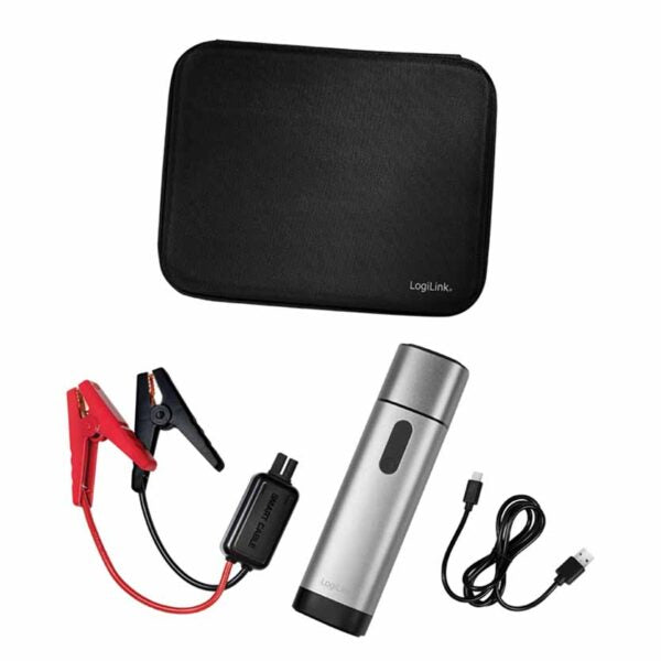 LOGILINK, PA0266 CAR JUMP STARTER POWERBANK 10000mAH, 2xUSB-A