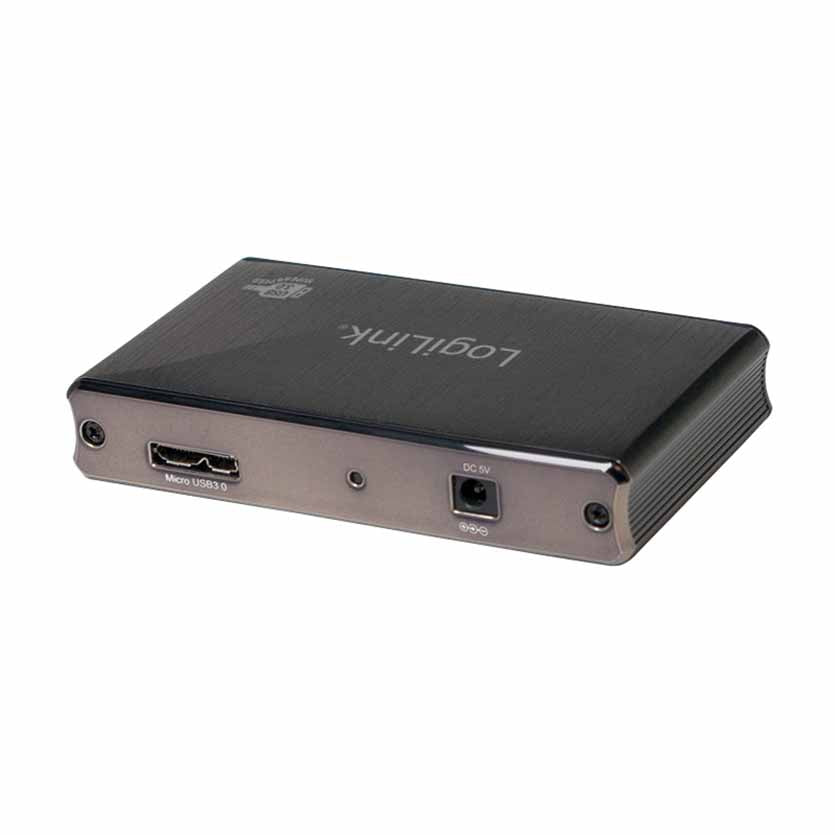 LOGILINK, UA0282 HUB USB3.0 4-PORT W/PSU ALUMINUM