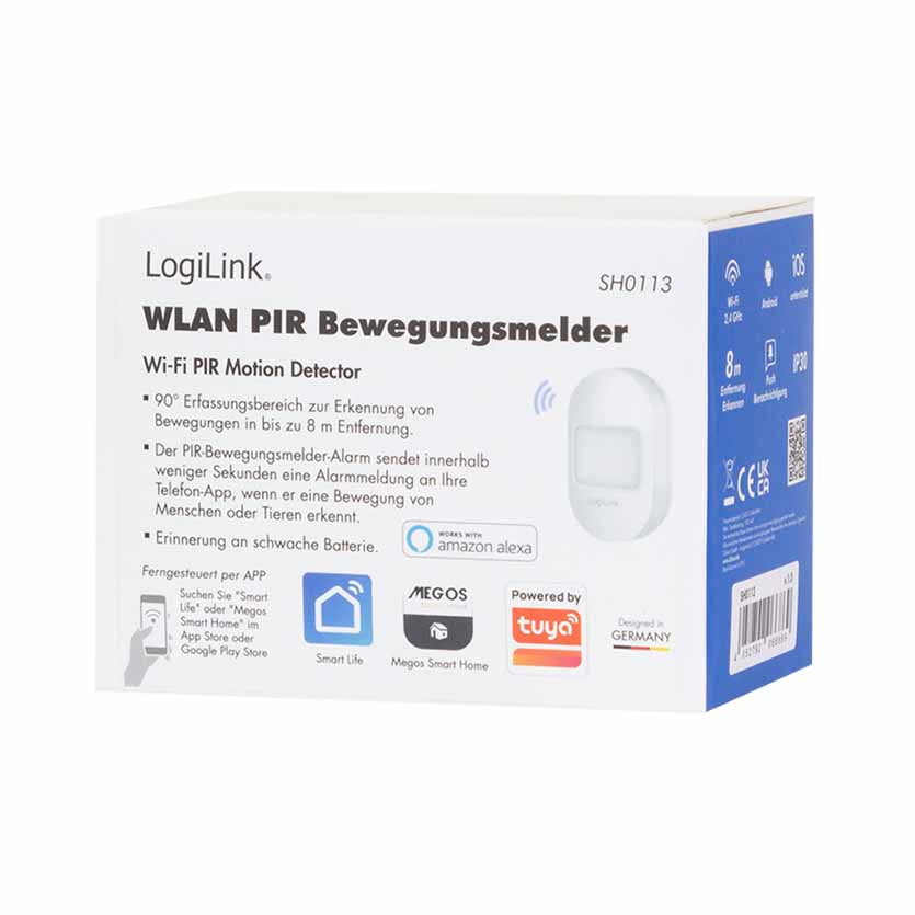 LOGILINK SH0113 WI-FI SMART MOTION, TUYA COMPATIBLE
