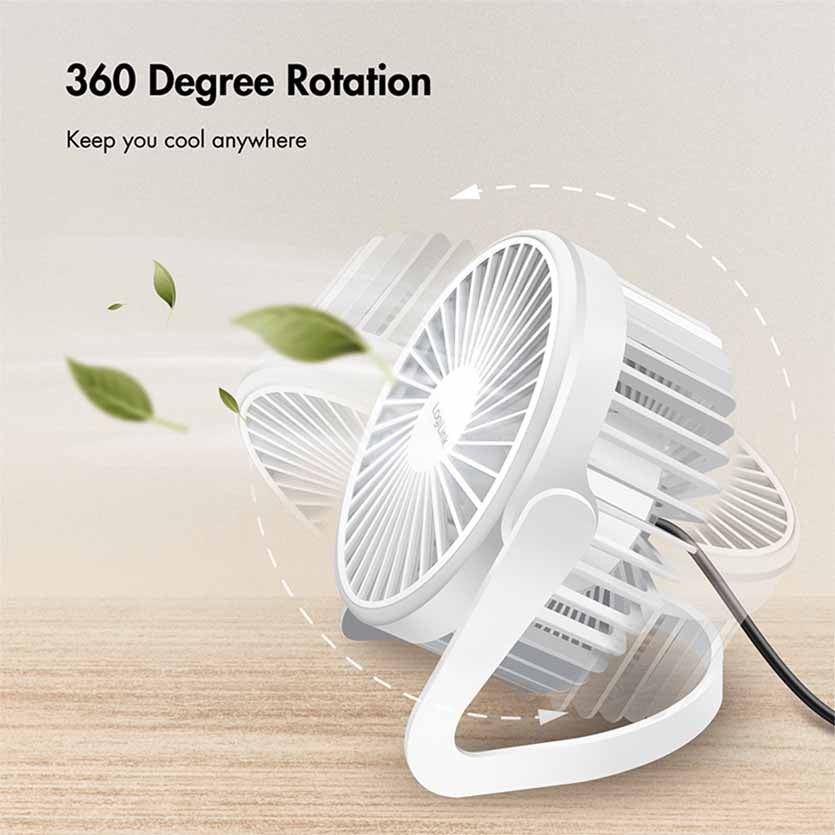 LOGILINK UA0402 USB DESK FAN 12.7cm 30Db WHITE
