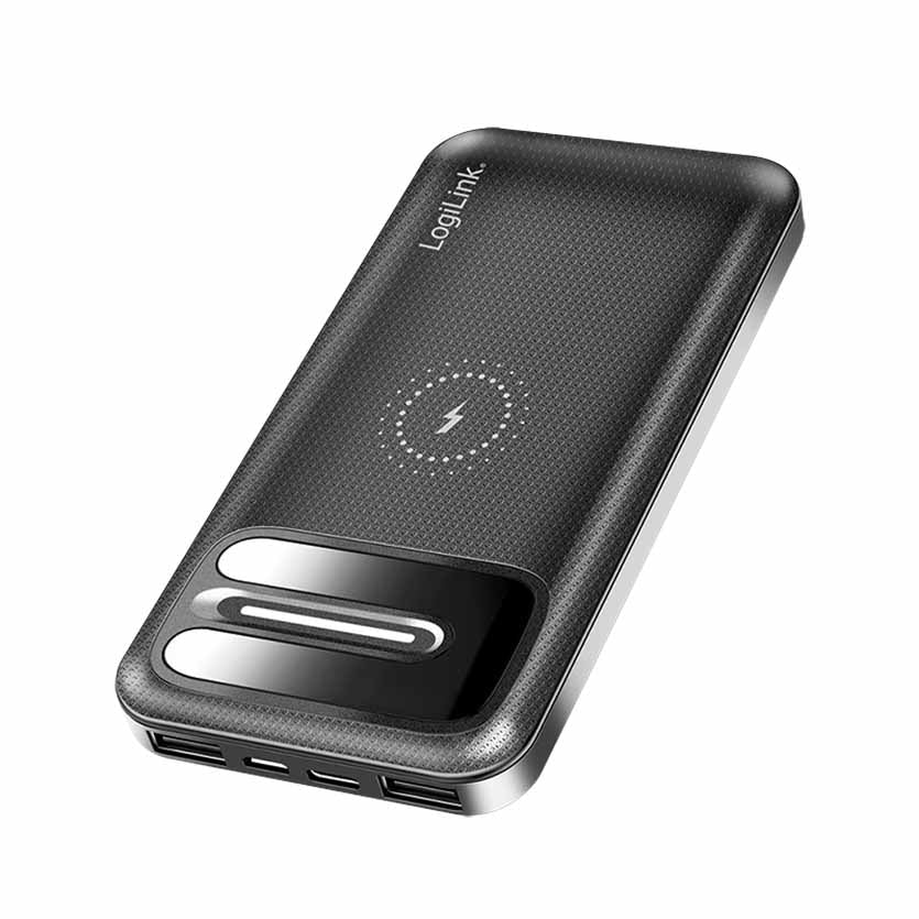 LOGILINK PA0305 POWERBANK 8000mAh WIRELESS CHARGING BLACK