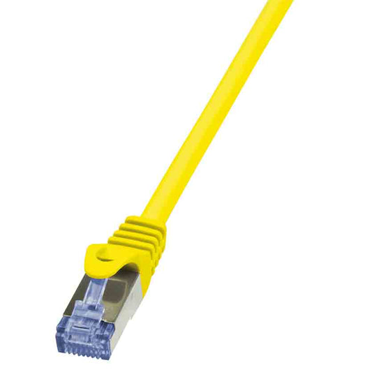 LOGILINK CQ3017S 0.25m PATCH CABLE PRIMELINE, CAT.6A, S/FTP, YELLOW