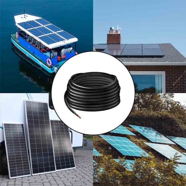 LOGILINK PHC0200 25m BLACK SOLAR INSTALLATION CABLE (H1Z272-K) 6mm CU