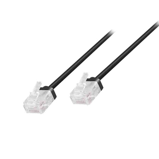 LOGILINK CQ3003U 0.15m CAT6A U/UTP SLIM HIGH-FLEX PATCH CABLE BLACK
