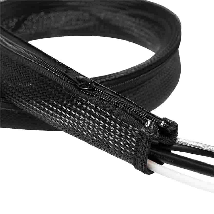 LOGILINK KAB0049 2m CABLE SLEEVE (ZIPPER) POLYESTER OD:50mm BLACK