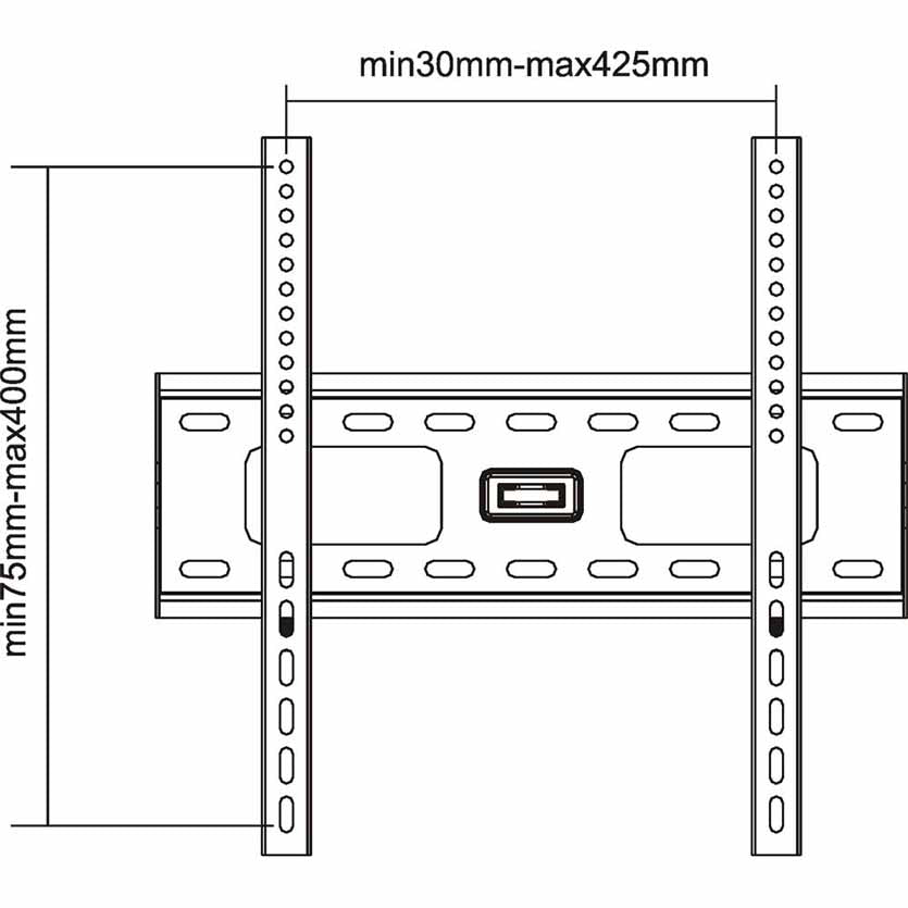 INLINE 23102A WALL BRACKET FOR LCD/LED/PLASMA