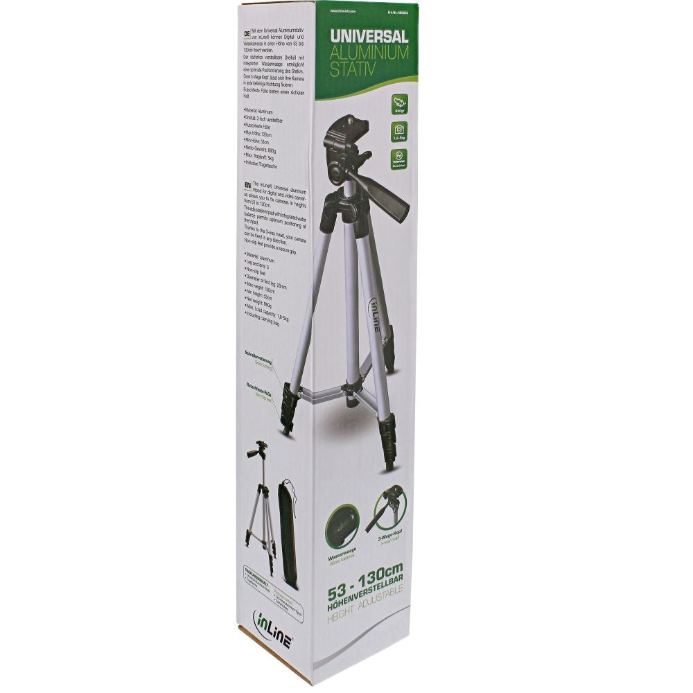 INLINE 48002C TRIPOD ALUMINIUM PROFESSIONAL UPTO 1,30m