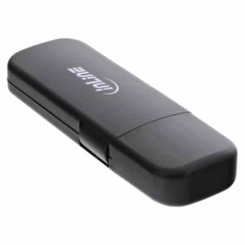 INLINE, 55723 USB PORT BLOCKER (1xKEY & 4xLOCKS)