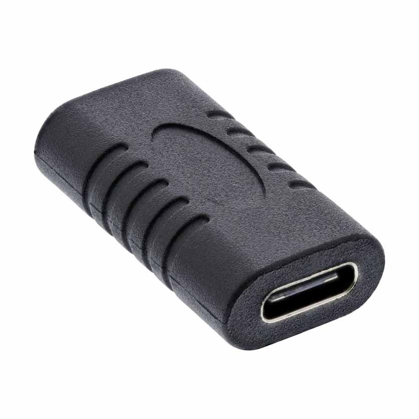 INLINE, 35808 USB-C F/F BLACK USB3.2 EXTENTION ADAPTER