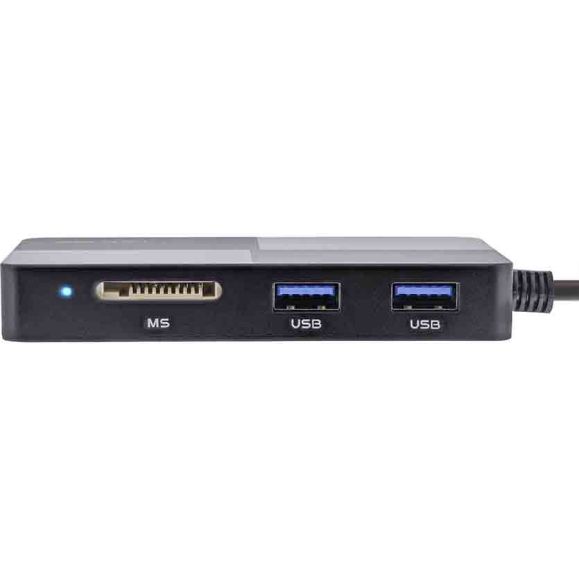 INLINE, 66772F MULTI CARD READER USB3.2 USB-A FOR SD/TF/MS/XD/CF 3-PORT DUAL