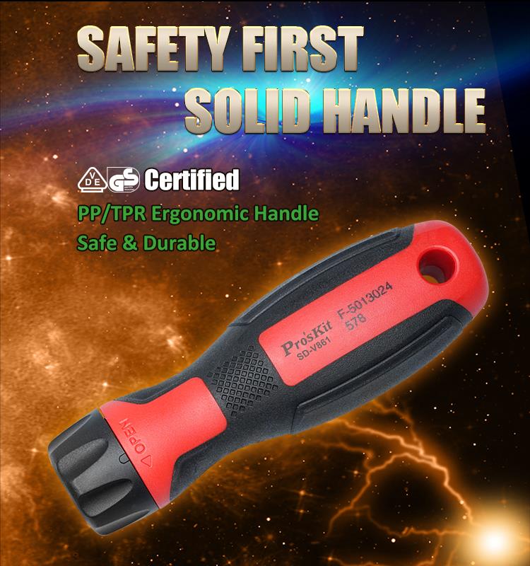 Proskit SD-V861 VDE Insulated Screwdriver Set of 13 pcs & Carry Case