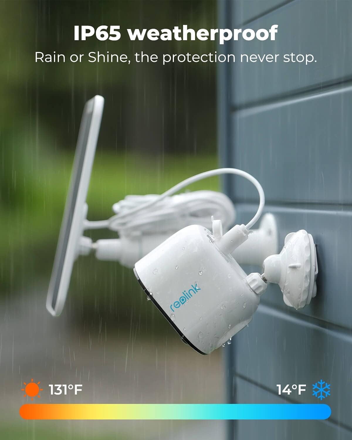 Reolink BUNDLE 5MP ARGUS 3 Pro Camera (White) + Solar Panel