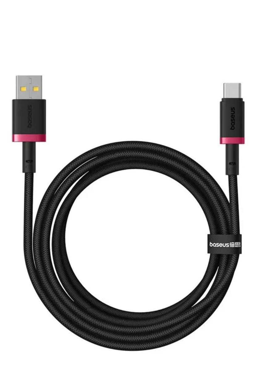 Baseus Cable USB-C to USB-A Dura Series Braided 1.0m Black+Red