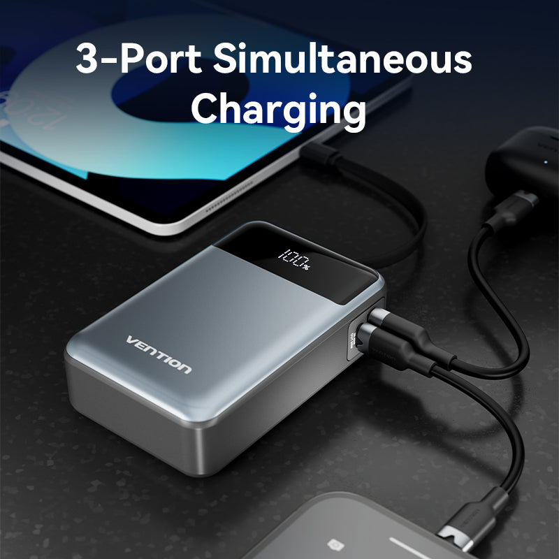 Vention Powerbank 20000mAh 65W+Built-in USBC FHYB0