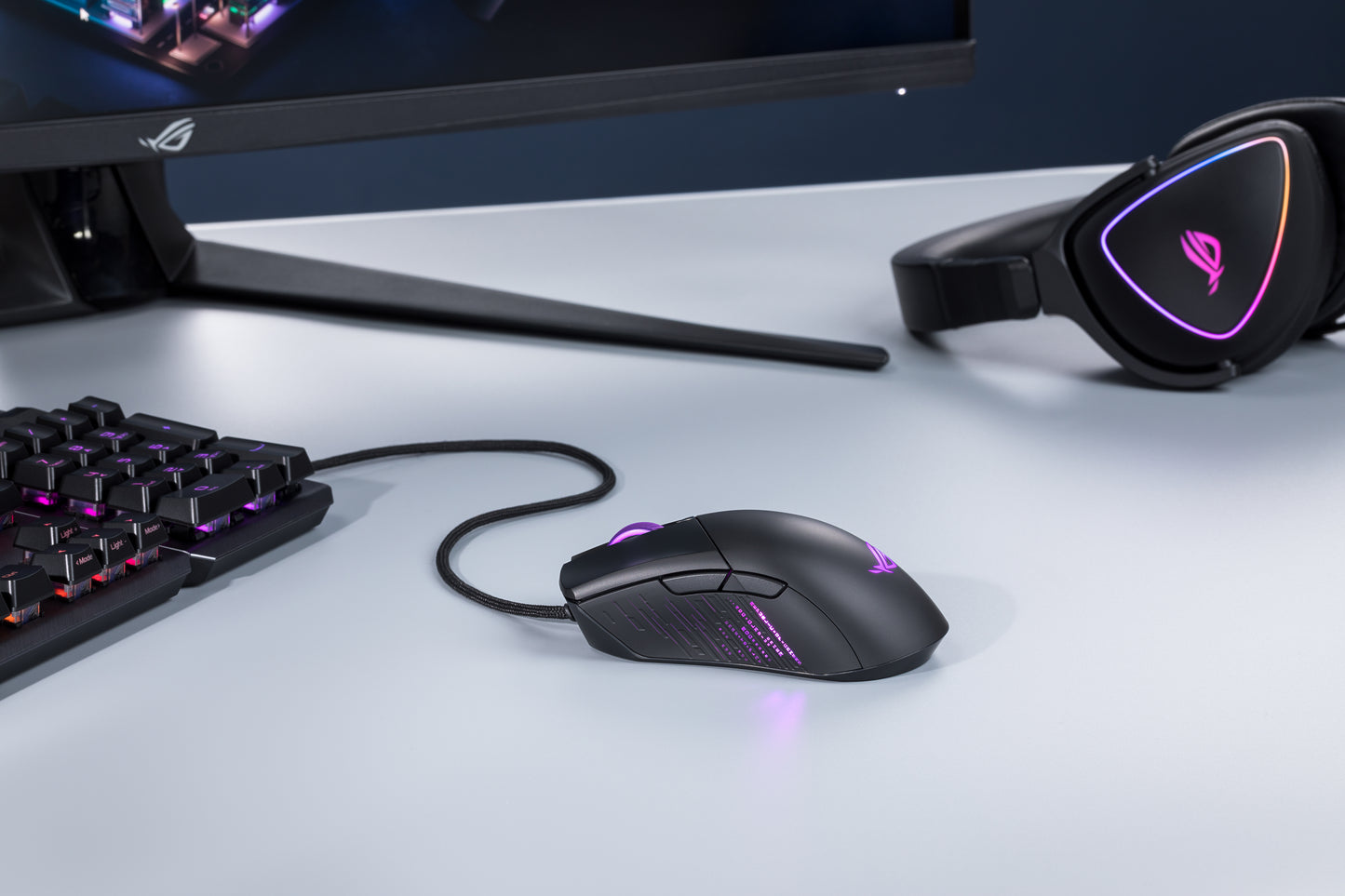 ASUS Gaming Mouse Wired RGB AURA Right Handed ROG GLADIUS III